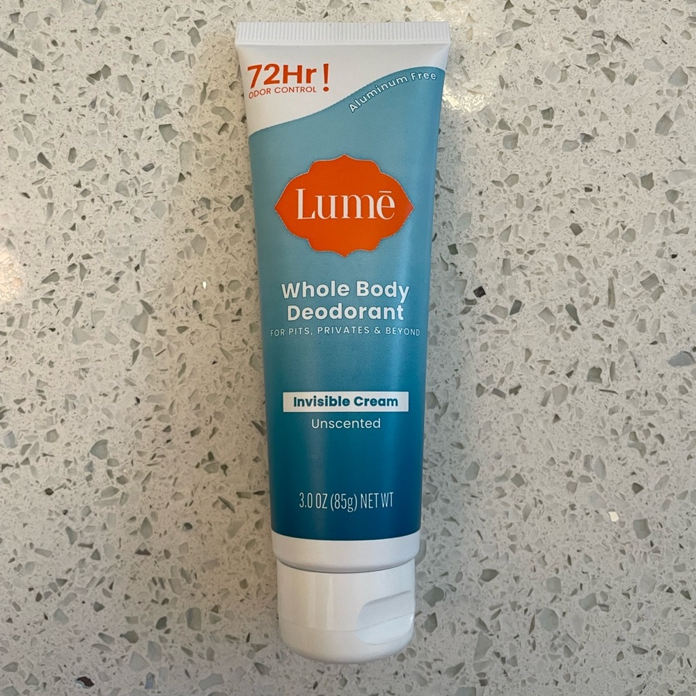 Lumē Whole body deodorant cream- unscented